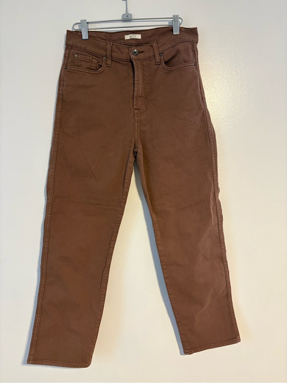 Splendid Woman en's Rust Brown Slim Straight Jeans